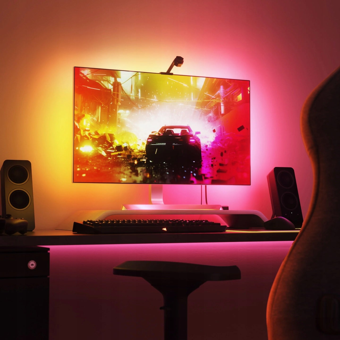 Nanoleaf 4D TV Screen Mirror Lightstrips Screen Lighting System up to 65" Model NF082K02-40LS