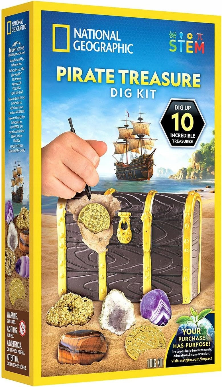 National Geographic PIRATE TREASURE pirate adventure, treasure discovery