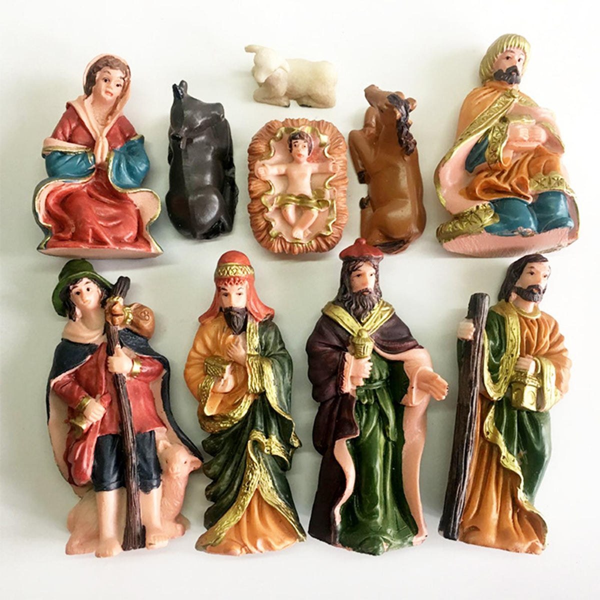 Nativity Scene Christmas Figurines for Nativity Scene 10 elements EAN (GTIN) 5900291058542