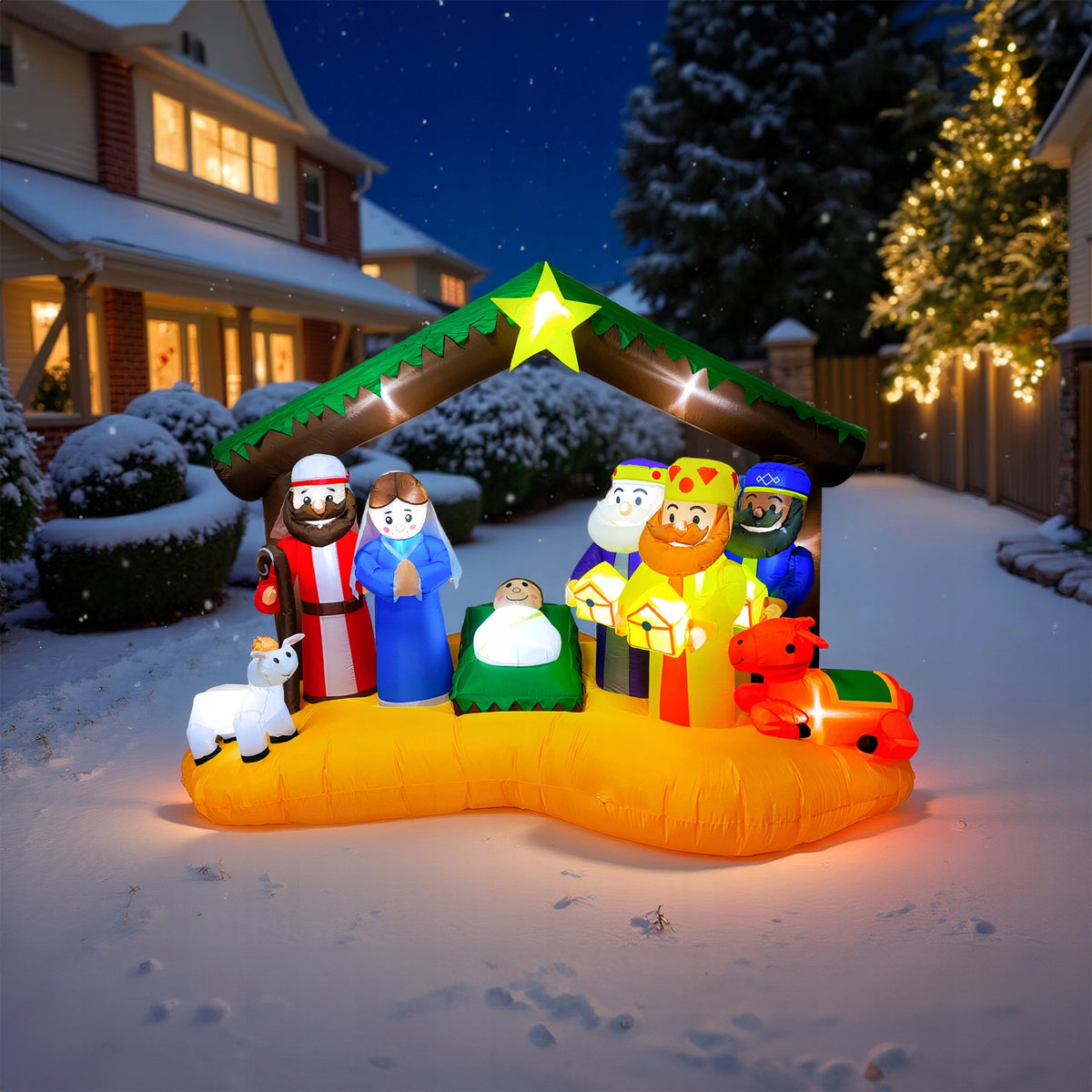 Nativity Scene InFLATABLE Christmas Decoration Christmas Blower JUMI Manufacturer code E-402416