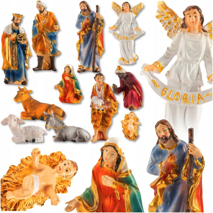 Nativity scene gypsum figurines 12 cm B-1454 HOLY FAMILY Manufacturer code B-1454