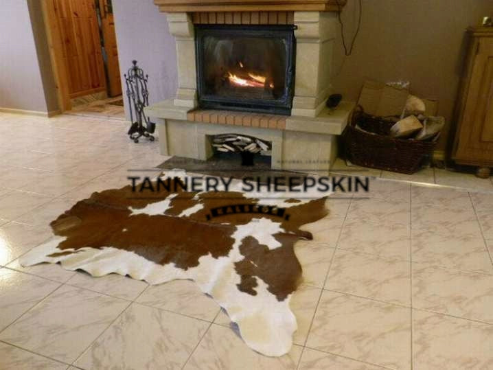 Natural Cowhide Leather with Calf Decorative Brand no brand