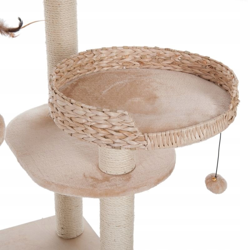 Natural Home IV cat scratcher, beige, height 192 cm Brand no brand
