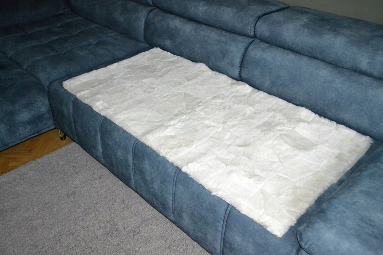 Natural Sheepskin Pled Rug Bedspread – Bright Brand no brand