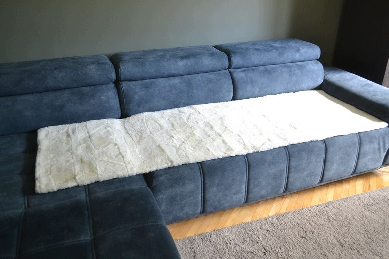 Natural Sheepskin Pled Rug Bedspread – Bright Manufacturer code 1