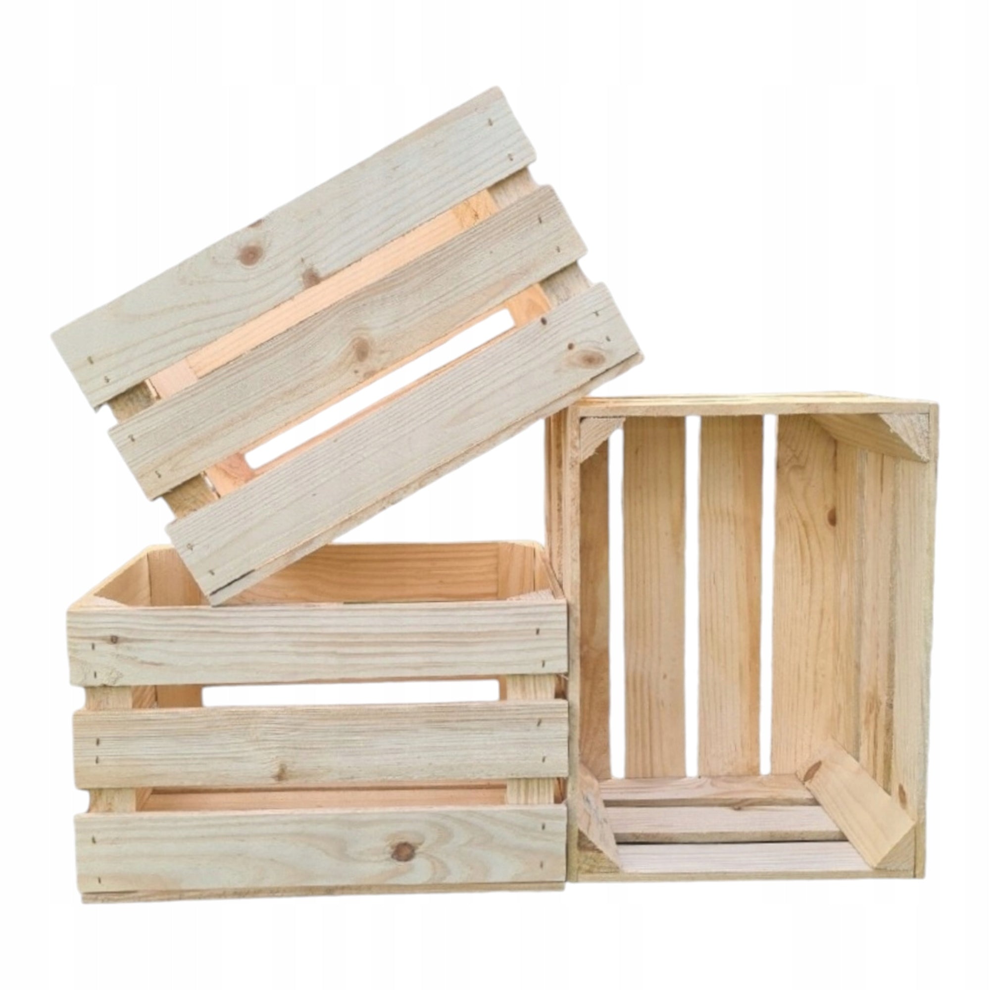 Natural WOODEN BOX 40x30x25