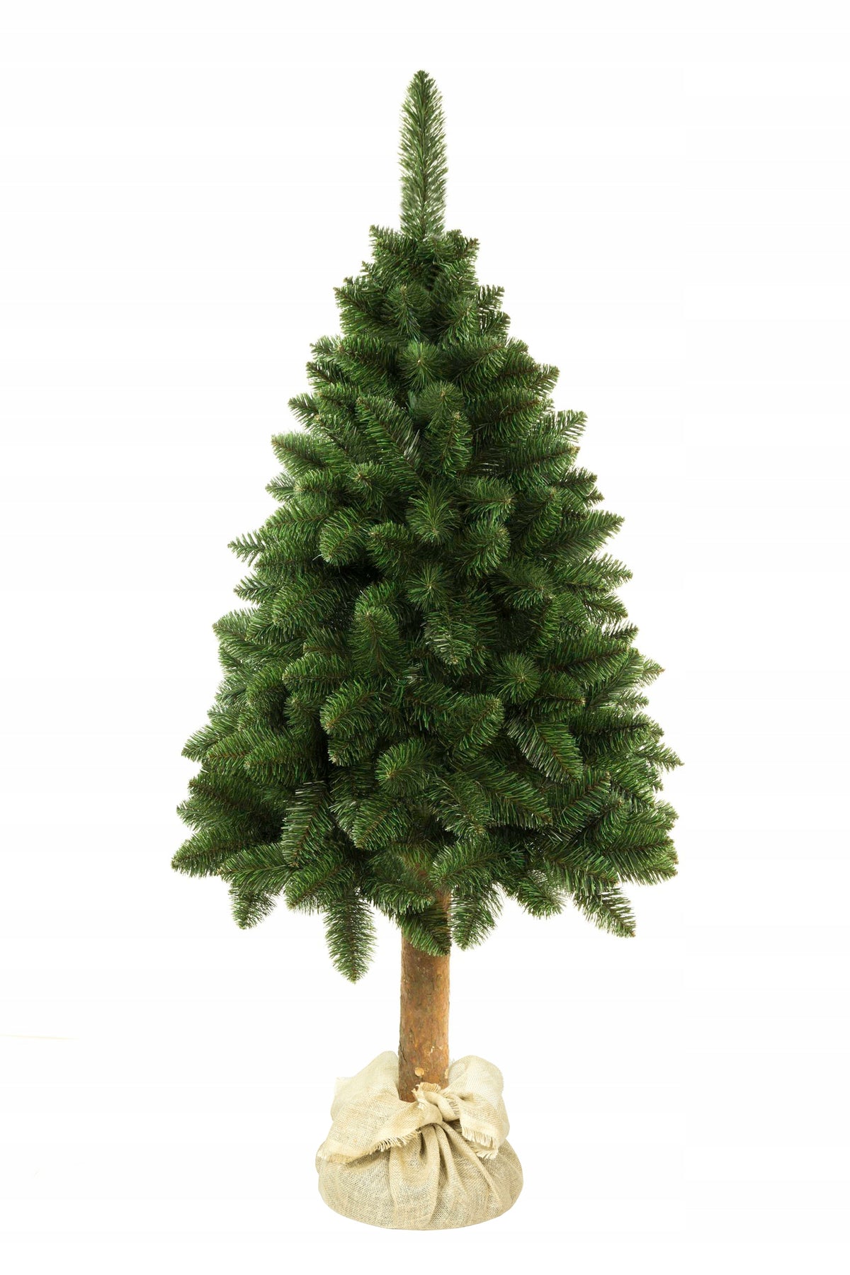 Natural pine on the TRUNK artificial Christmas tree 220 cm Color green