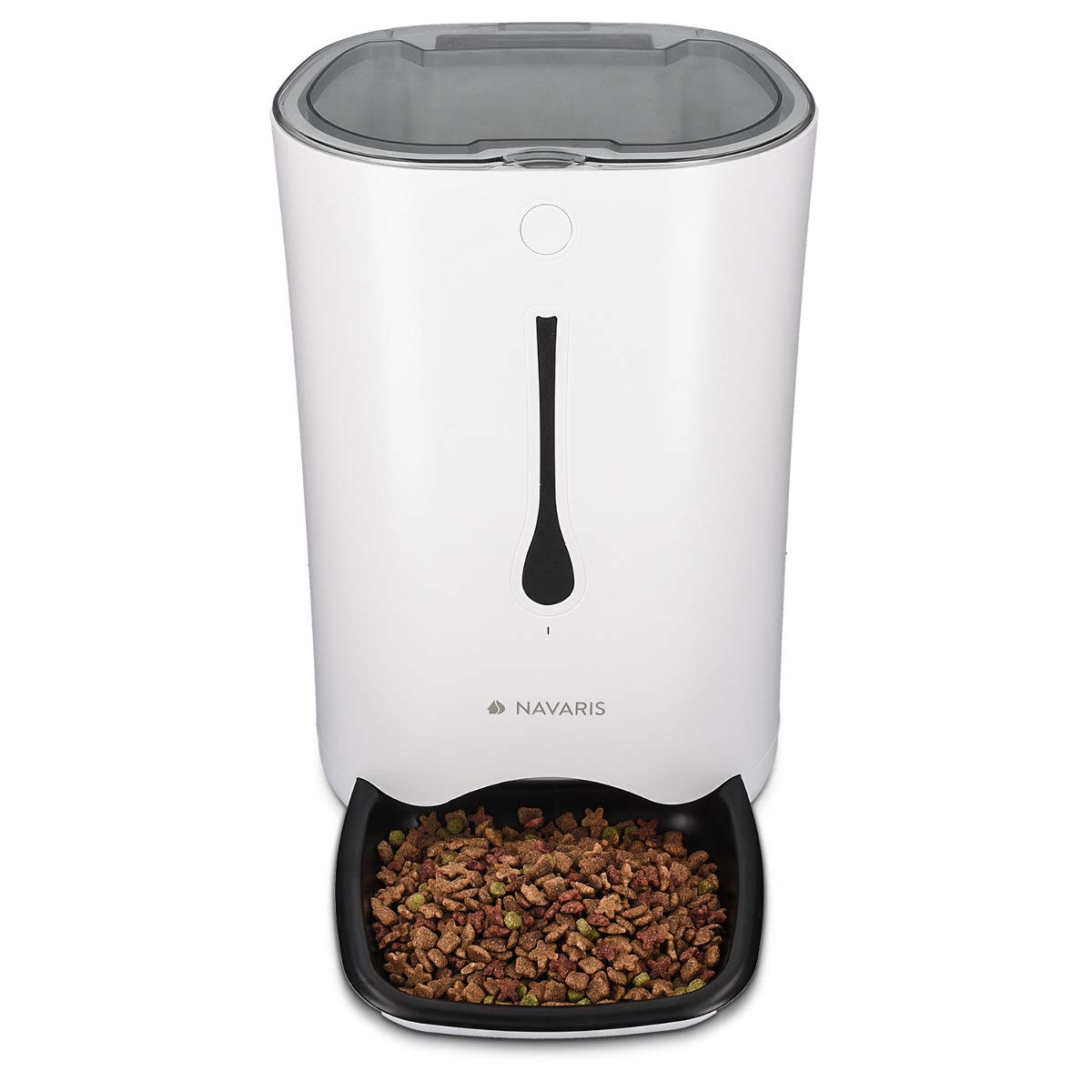 Navaris Automatic Feeder Food Dispenser WHITE