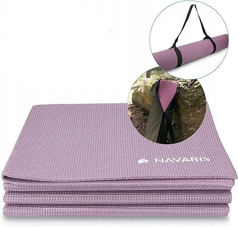 Navaris Folding Yoga Mat, 4mm Thick Sports Mat Brand no brand
