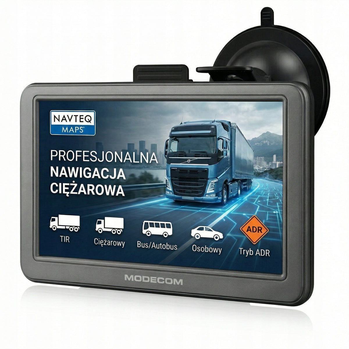 Navigation 7 inches Trucks MODECOM CX 7.4 TRUCK TIR BUS + SPEED CAMERAS 2026 Packaging status original