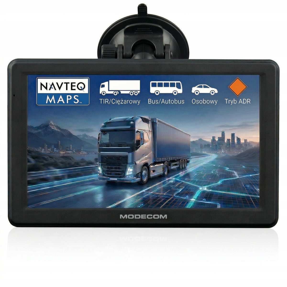 Navigation 7 inches for Truck MODECOM SX 7.2 map TIR BUS SPEED CAMERAS 2026