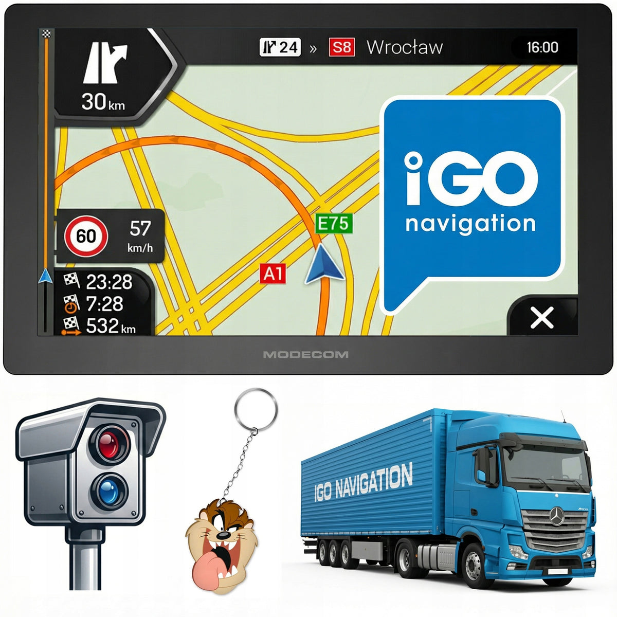 Navigation Trucks MODECOM CX 9.0 iGO PRIMO TRUCK TIR BUS FOTORADARY 2026