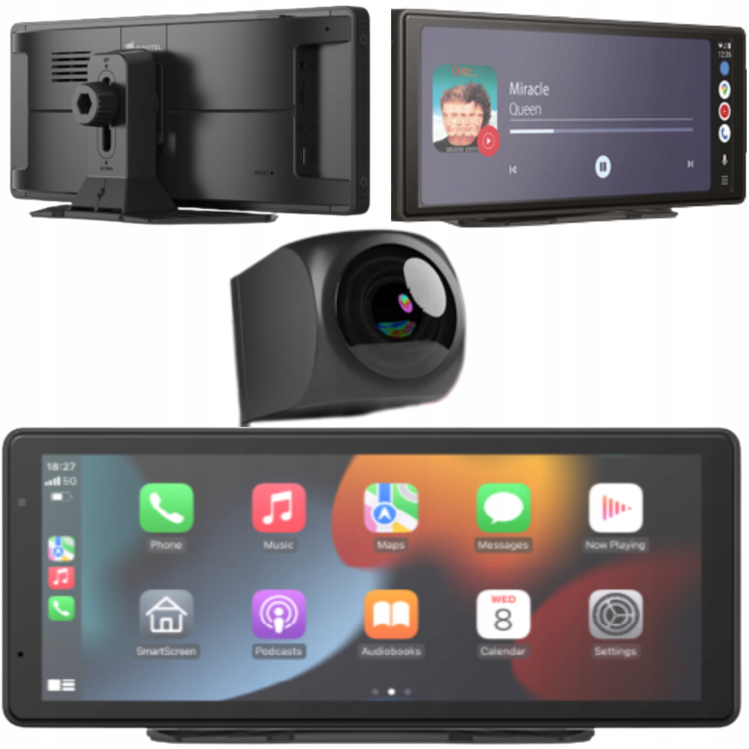 Navitel DS810 8,1cala CarPlay Android Auto Reversing Camera Navigation