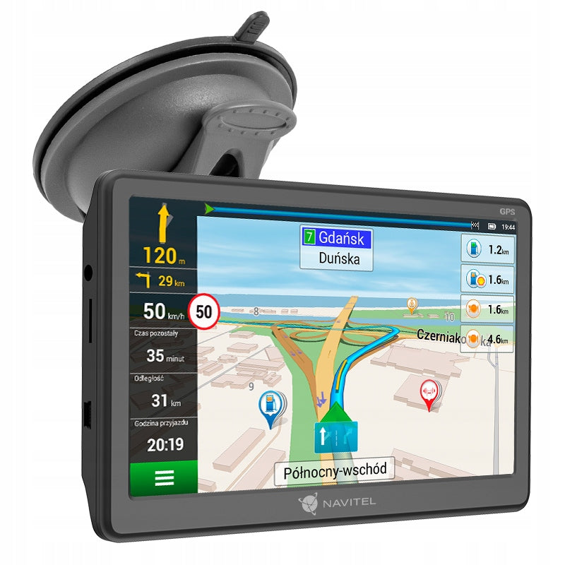 Navitel E707 Magnetic GPS Car Navigation Europe Live - Zielona Góra