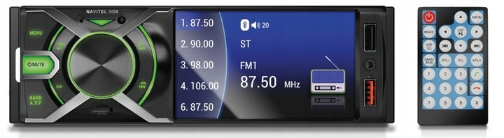 Navitel RD9 car radio 1DIN LCD 4'' DivX MPEG Bluetooth - EN Menu