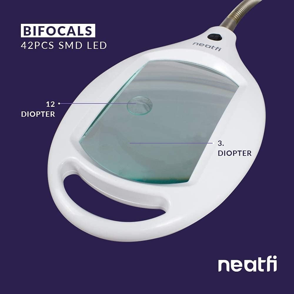 Neatfi Elite HD Bifocal Super LED Floor Lamp, Magnification Lenses Brand no brand