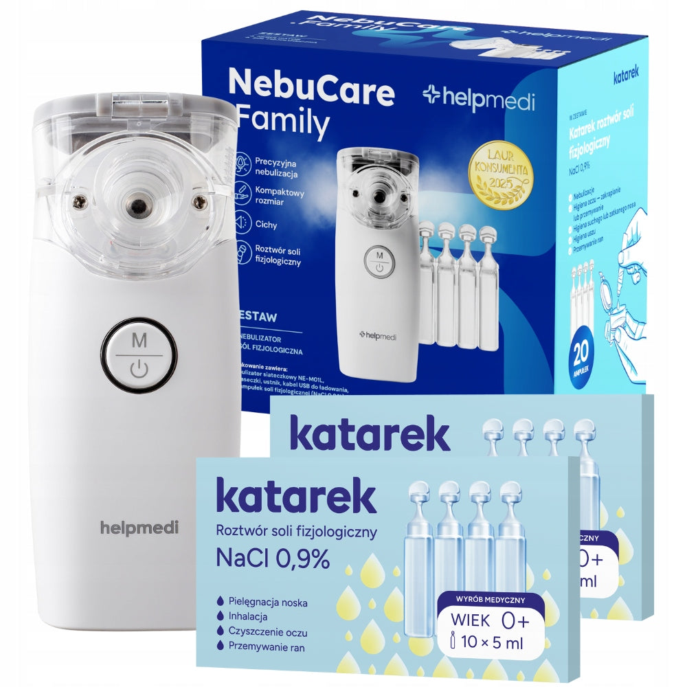 NebuCare mesh nebulizer.Family SILENT INHALER + SALINE
