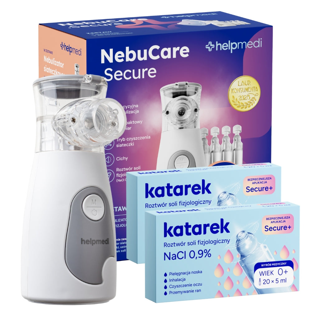 NebuCare mesh nebulizer.Secure SUPER QUIET portable inhaler