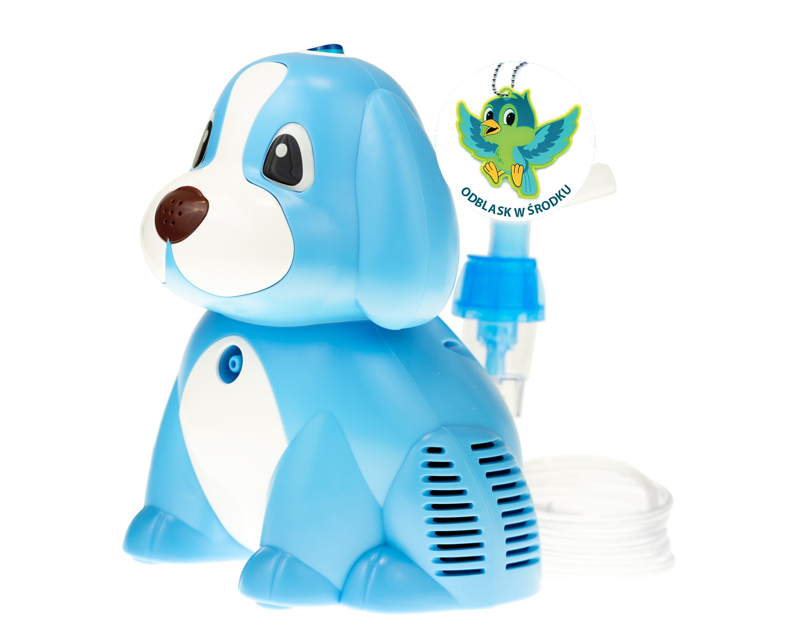 Nebuliser inhaler OMNIBUS PUPPY BR-CN171 BLUE dog, pendant freebie Medical device yes