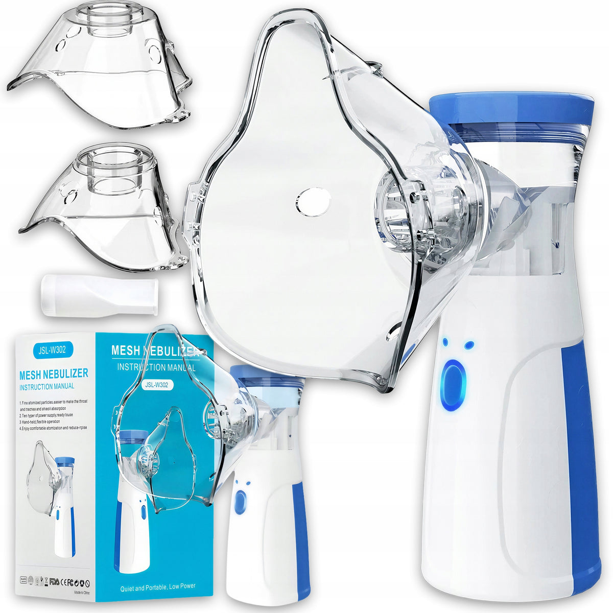 Nebulizer Inhaler For Children And Adults Portable Silent Mesh W302