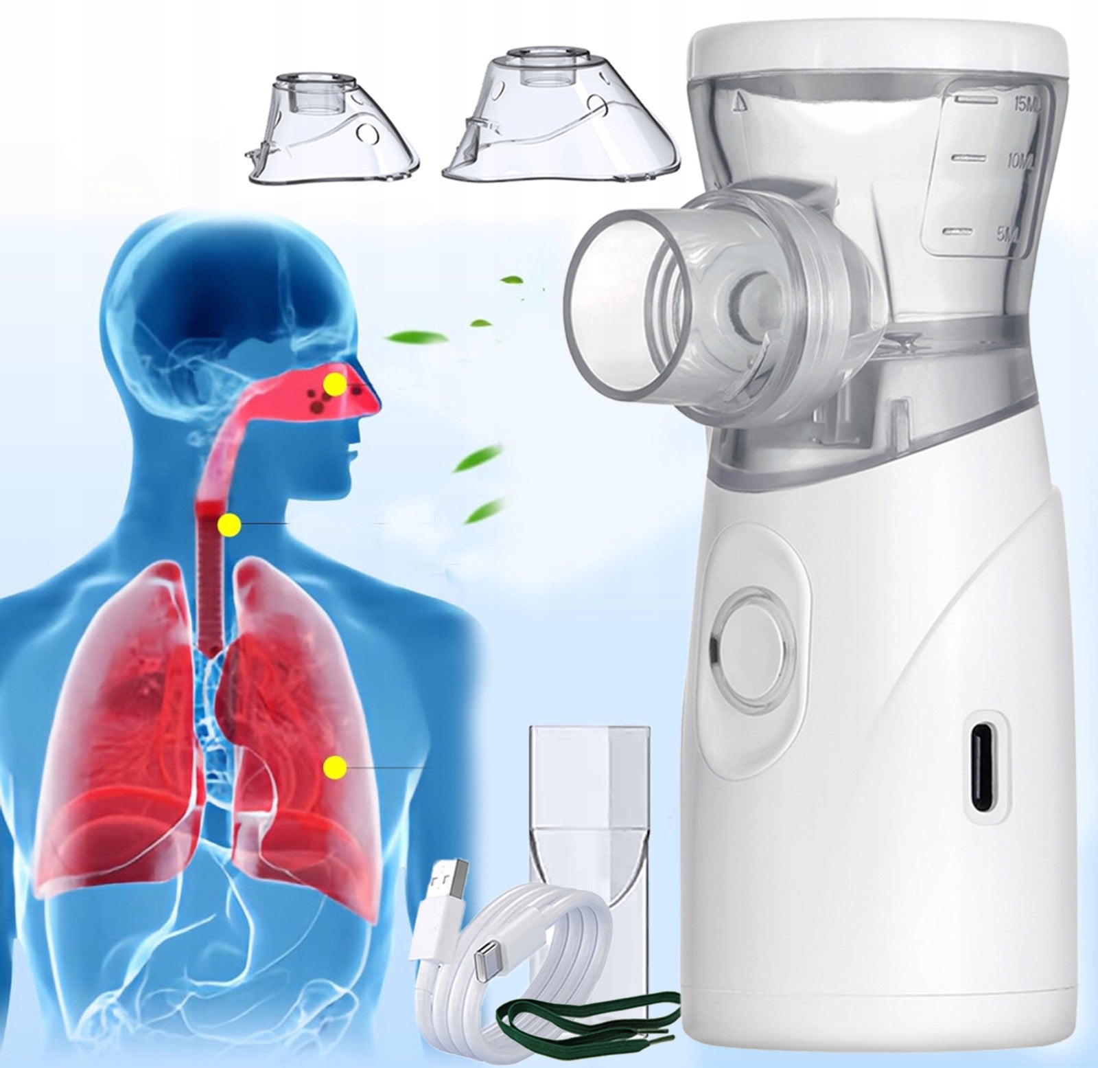 Nebulizer Inhaler Machine - Inhalation Device for Respiratory Therapy Manufacturer of a medical device drftgd