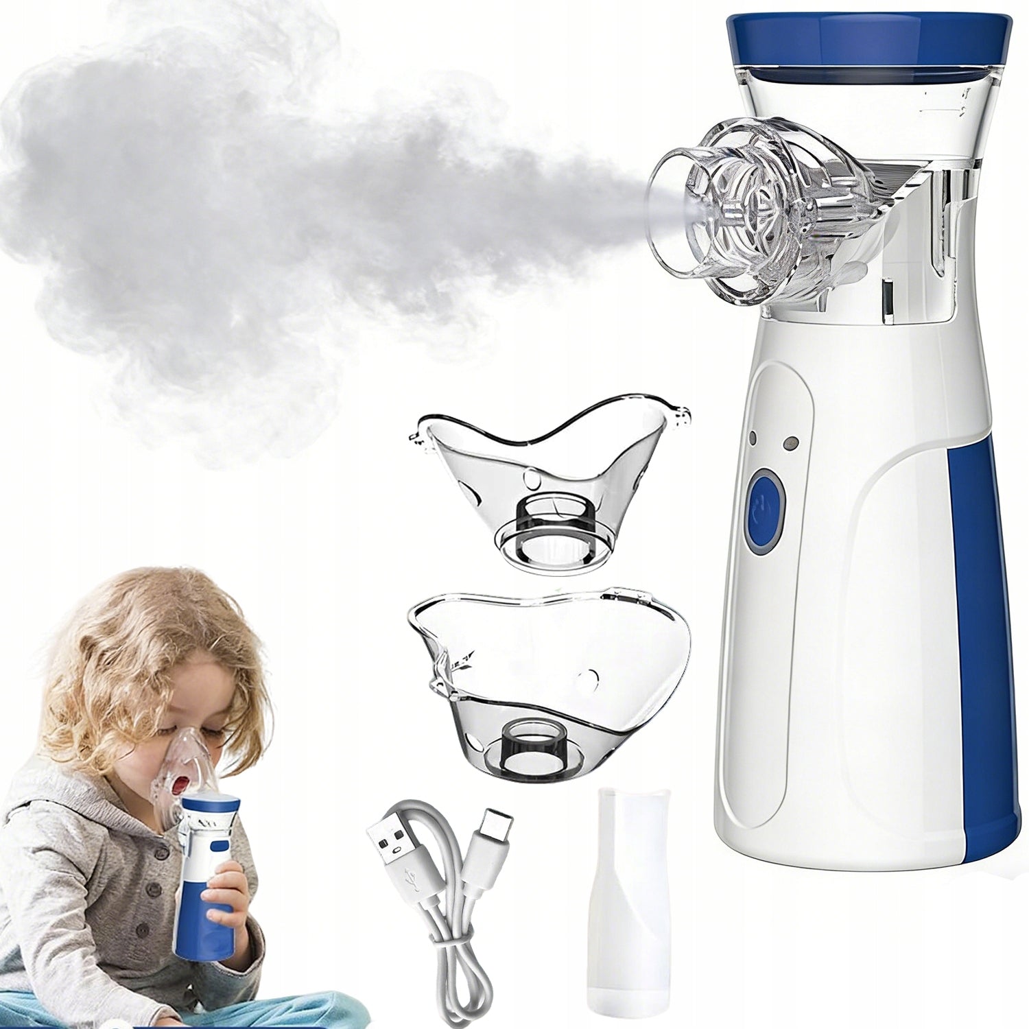 Nebulizer Inhaler Portable Adult Mesh Wireless