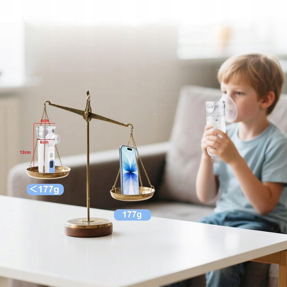 Nebulizer Inhaler Portable for Adults and Children Mesh with LCD Manufacturer of a medical device 6942201833503