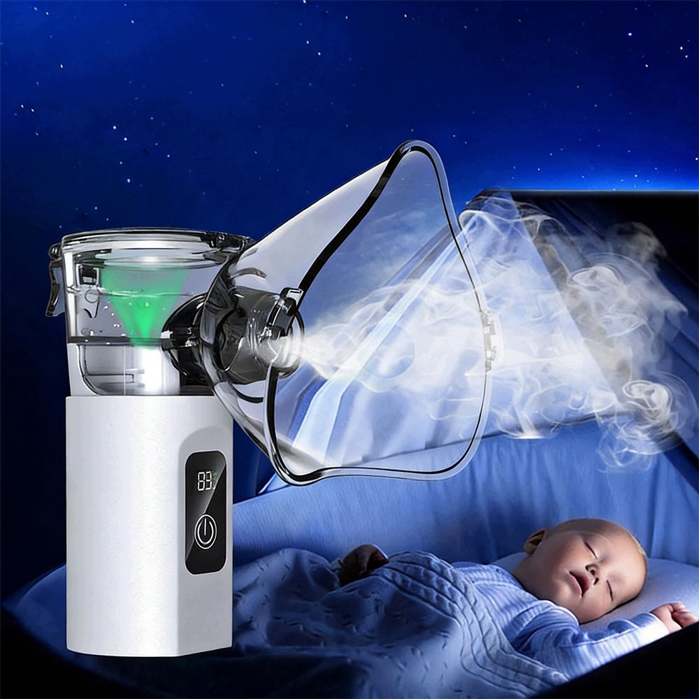 Nebulizer Inhaler for Children and Adults - Portable Rechargeable Quiet Packaging status original