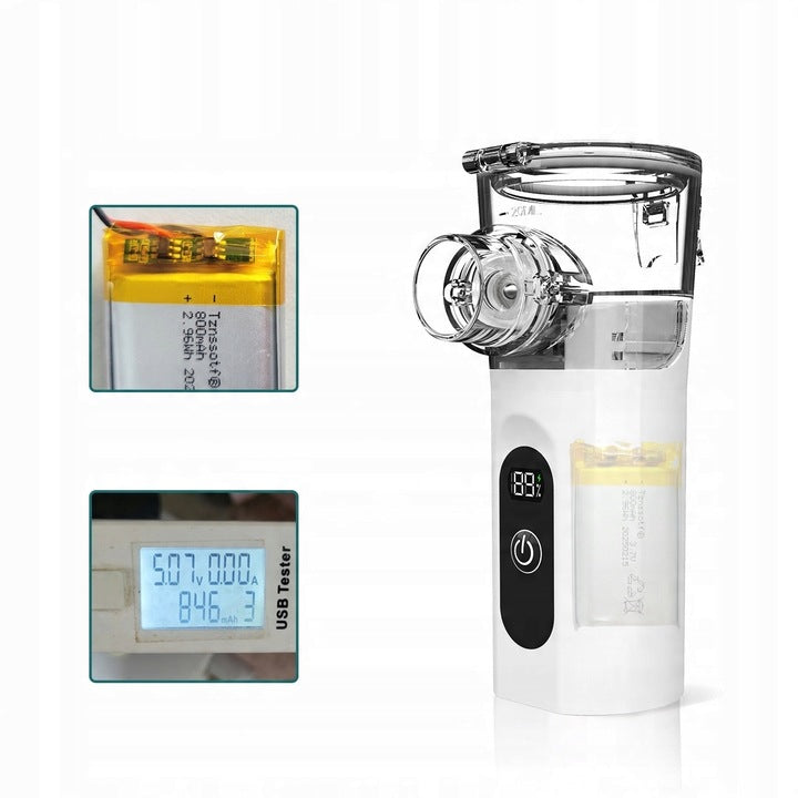 Nebulizer with Display 800mAh 90min Work For Children and Adults Medical device no