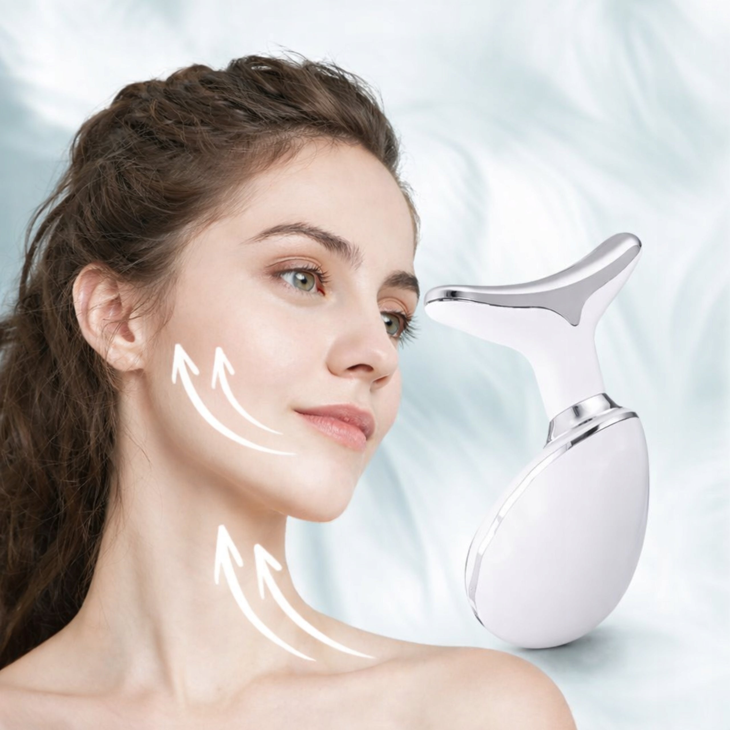 Neck Face Massager Sonic Lifting for Firming EMS Vibration Medical device no