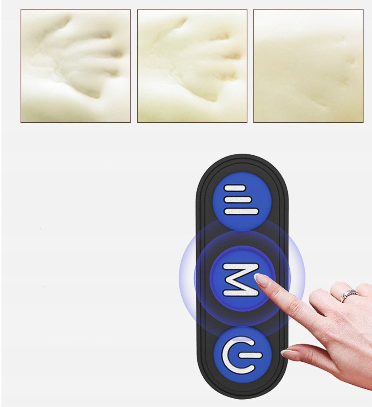 Neck Massage Rogal Pillow with Heating Function MemoryFoam USB-C Foam Manufacturer code Poduszka do masażu szyi RBX LIVE LIFE ACTIVE