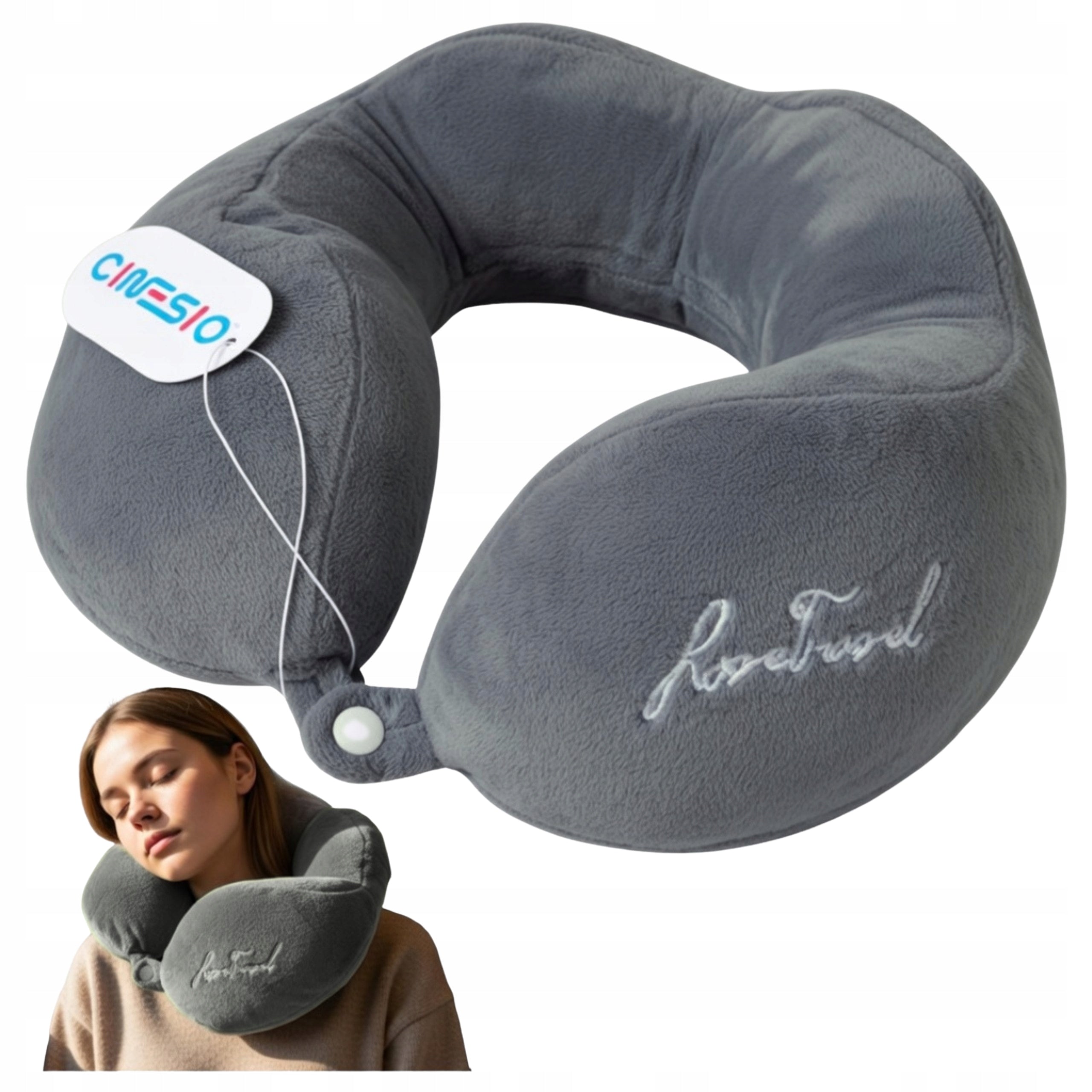 Neck Travel Pillow Corner Headrest Orthopedic Memory Foam