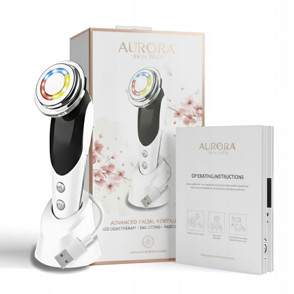 Needleless Mesotherapy 7in1 Face Massager EMS Lifting LED Powerful + FREEBIE