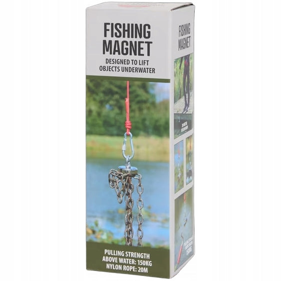 Neodymium magnet 150 kg with rope 20 m For searching in water