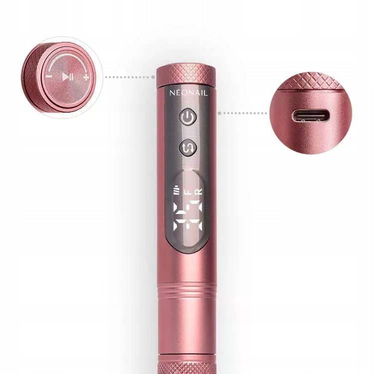 Neonail Nail Milling Machine Pen Pink 15W Brand NEONAIL