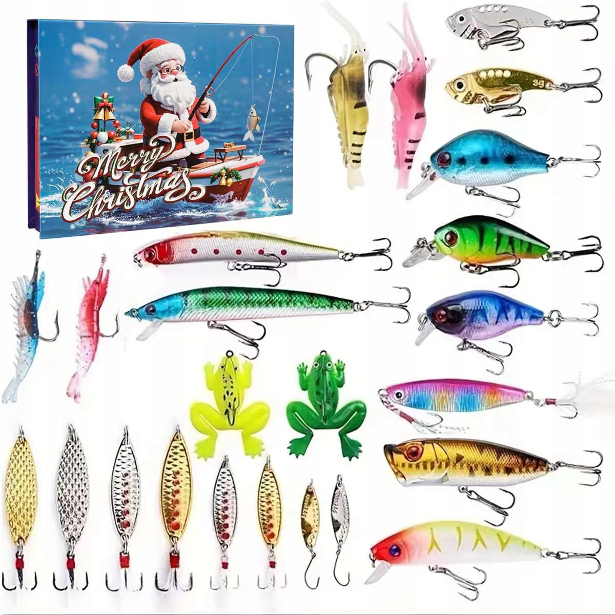 New Advent Calendar Fishing Lure Set