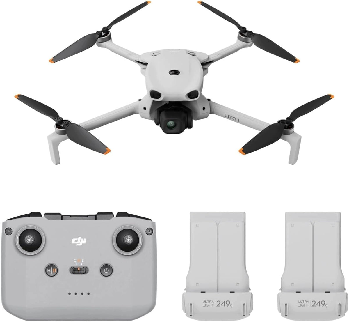 New DJI Lito 1 Two-Battery Combo RC-N3 Drone
