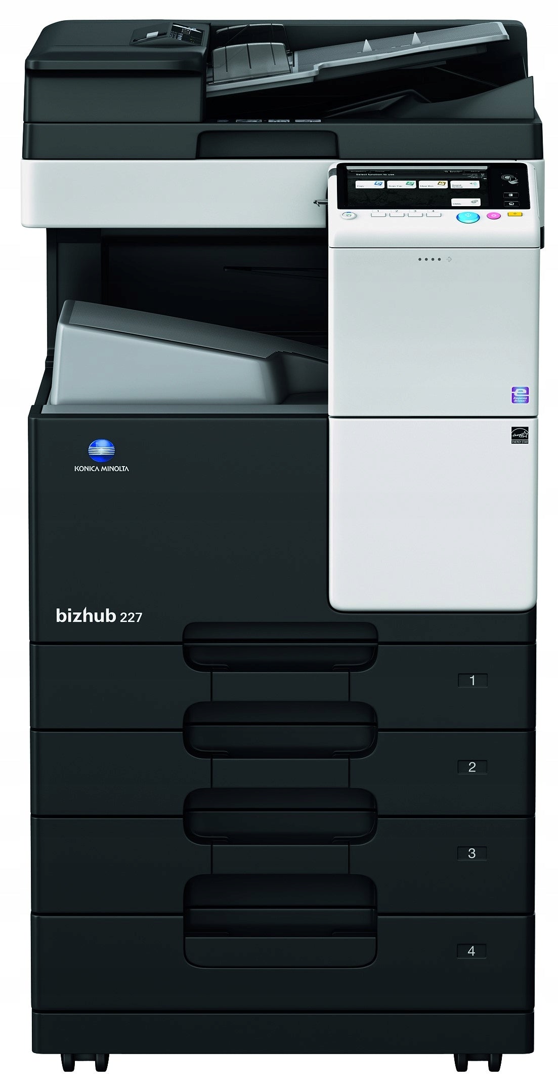 New Konica Minolta bizhub 227 A3 Warranty Manufacturer code A7AK027