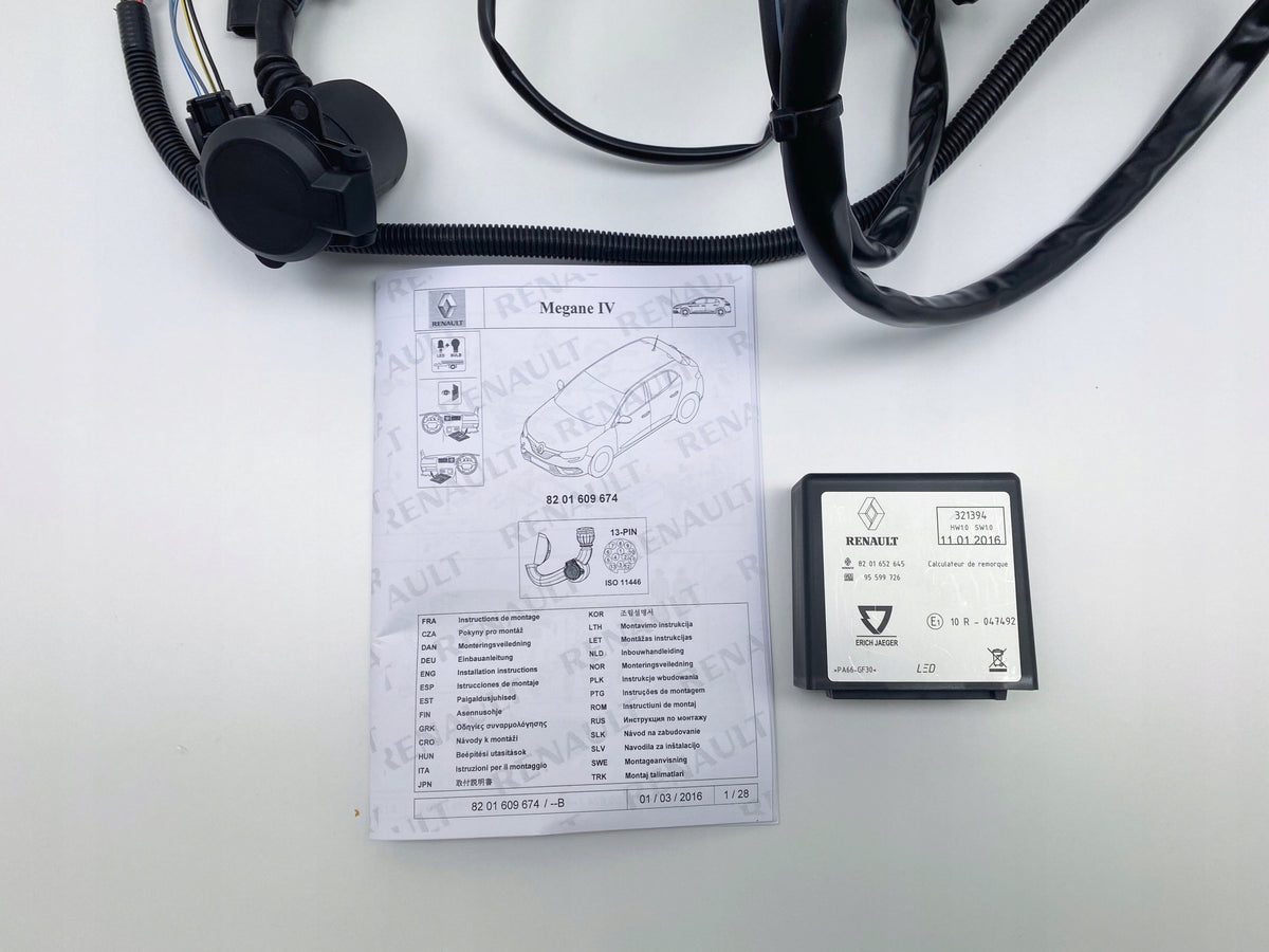 New OE hook module harness Renault Megane IV 8201652645 Manufacturer's catalog number 8201609674; 82 01 652 645
