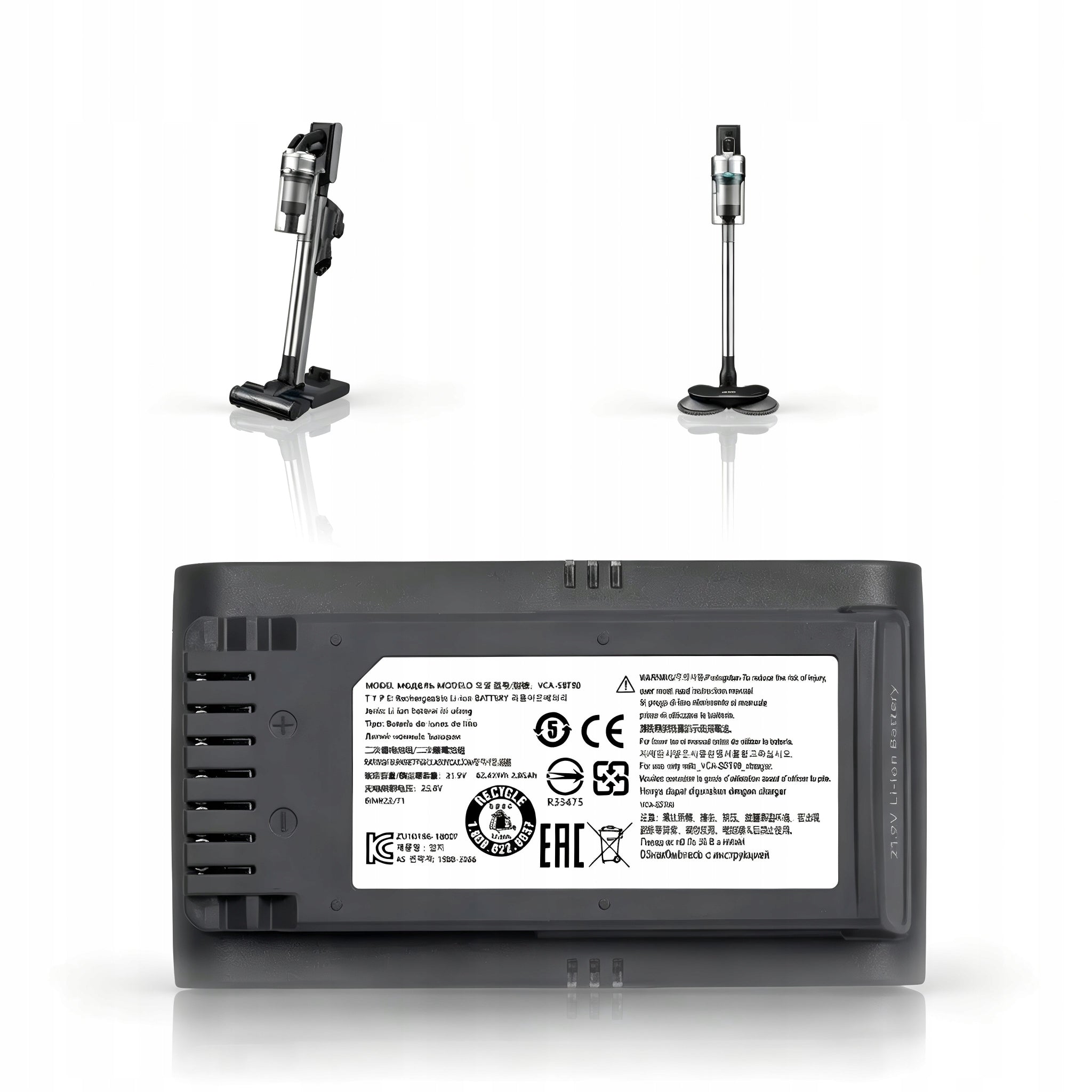 New VCA-SBT90 Battery for Samsung Jet 75 and Samsung Jet 90 21.9v Vacuum Cleaner
