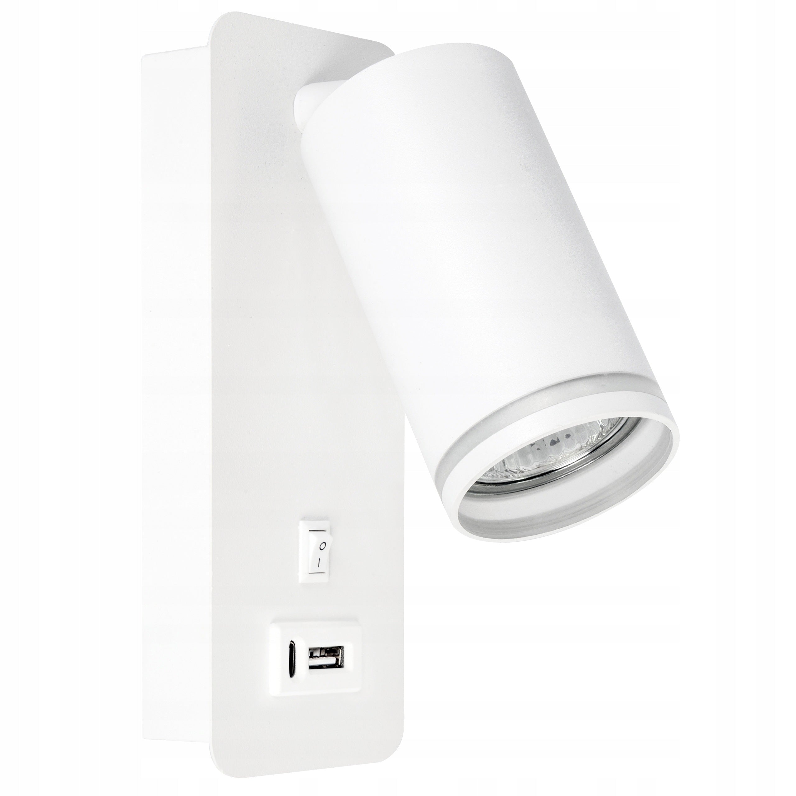 Night Light For Bedroom LED Wall Lamp 35W GU10 USB A+C White
