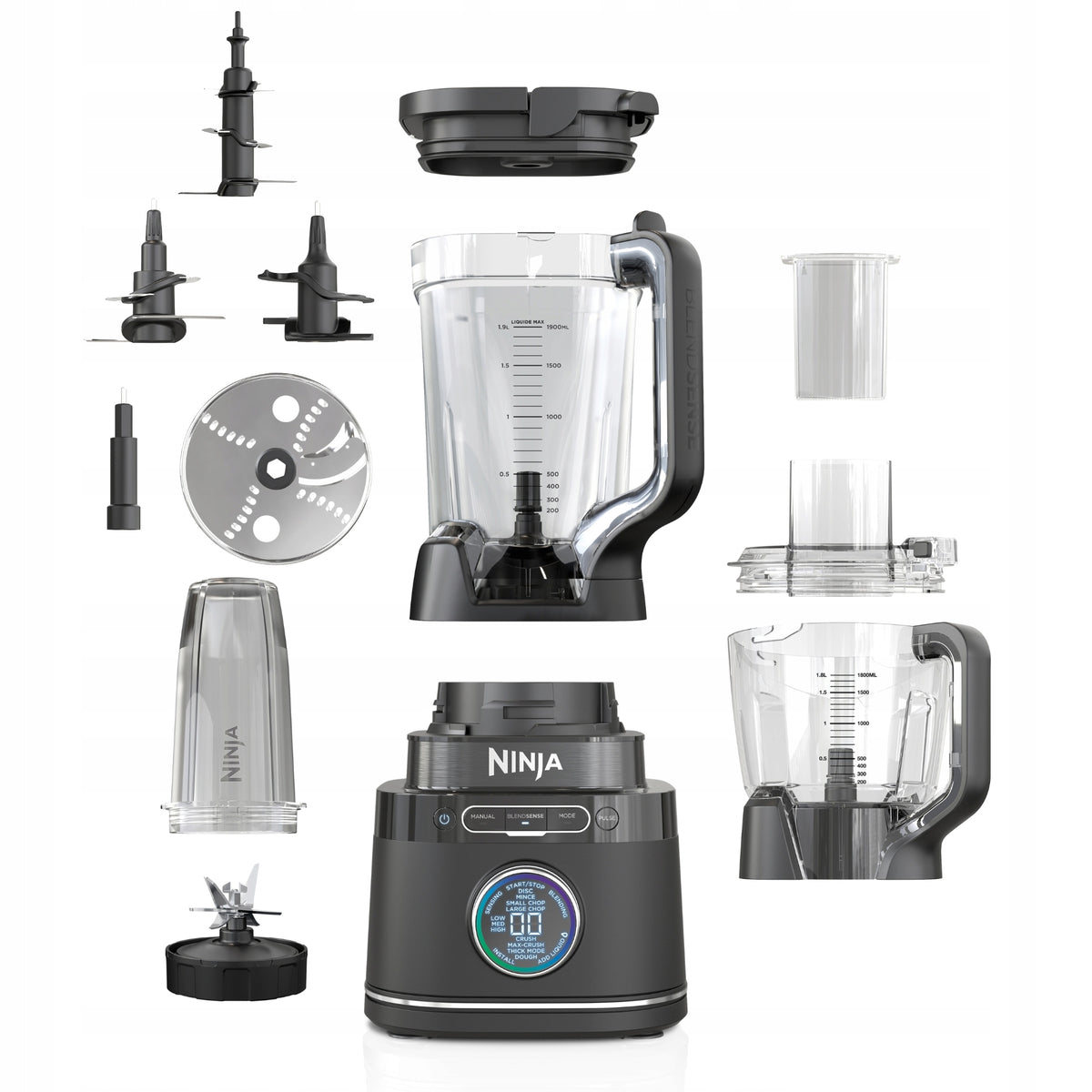 Ninja Detect Power Mixer Processor Pro TB401EU Kitchen Machine Power rating 1200 W