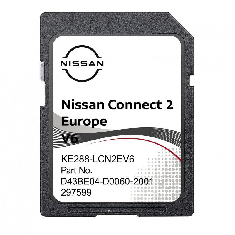 Nissan KE288-LCNKEV6 SD card Connect 2 v6 2023 Europe maps