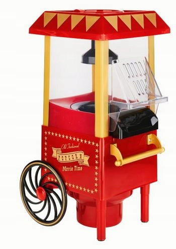 Nk Retro Electric Popcorn Machine 1200W 0,3l Red Yellow Dominant color black