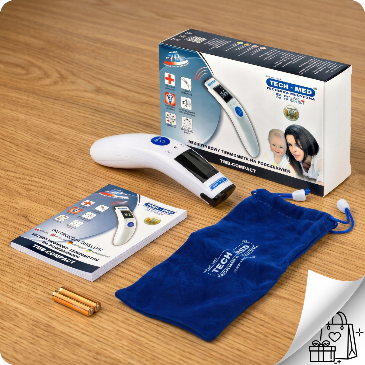 Non-Contact Thermometer For Children Medical Quick Measurement Tech-Med Medical device yes