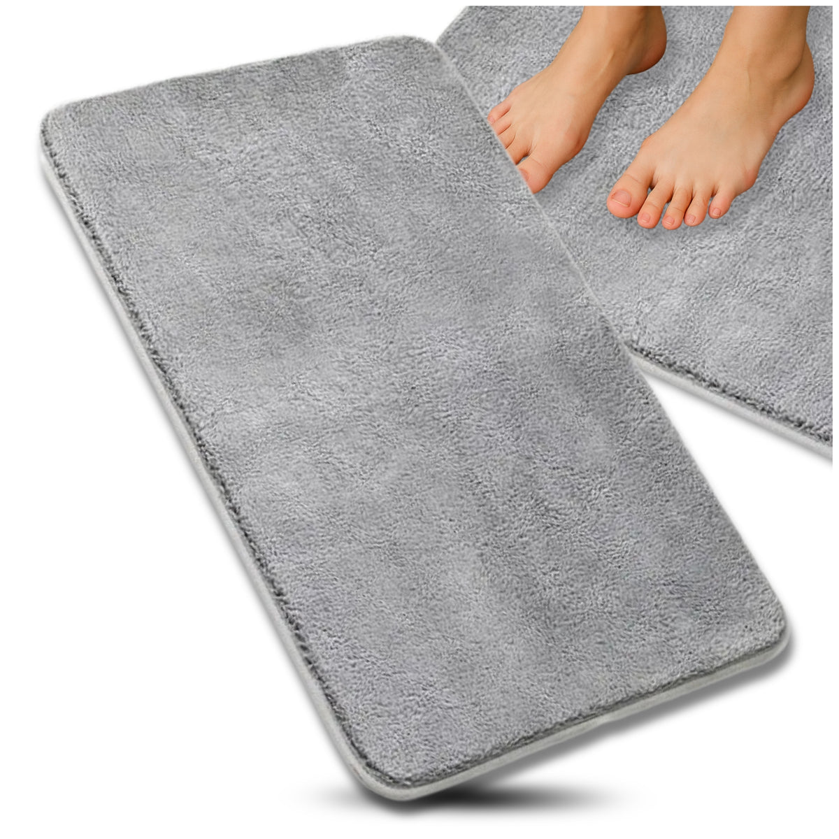 Non-SLIP Bathroom Rug 48×78 cm Soft Absorbent Bathroom Mat Packaging status original