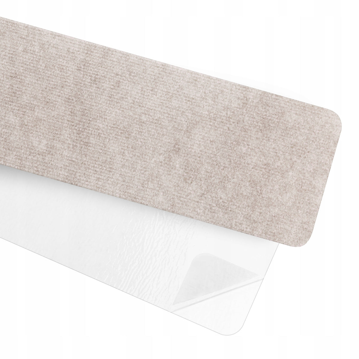 Non-slip stair mats, stair covers,76x20mm, cream, 15 pcs.