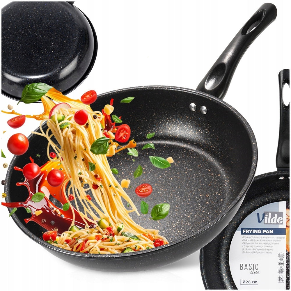 Non-stick GRANITE frying pan for frying stew BASIC LINE 28 cm