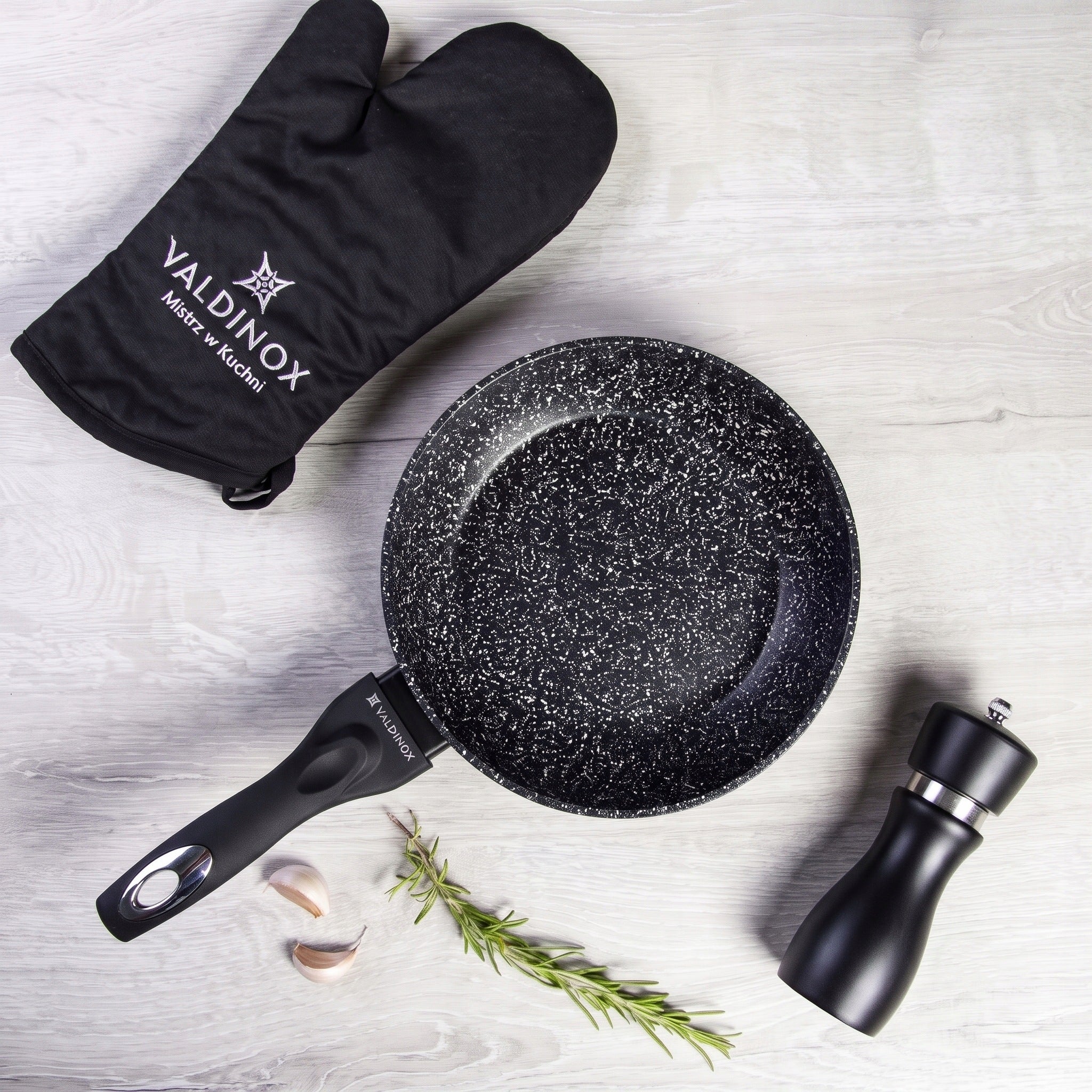 Non-stick frying pan for induction marbled gas Valdinox Hunter 20 cm Manufacturer code 0204003748