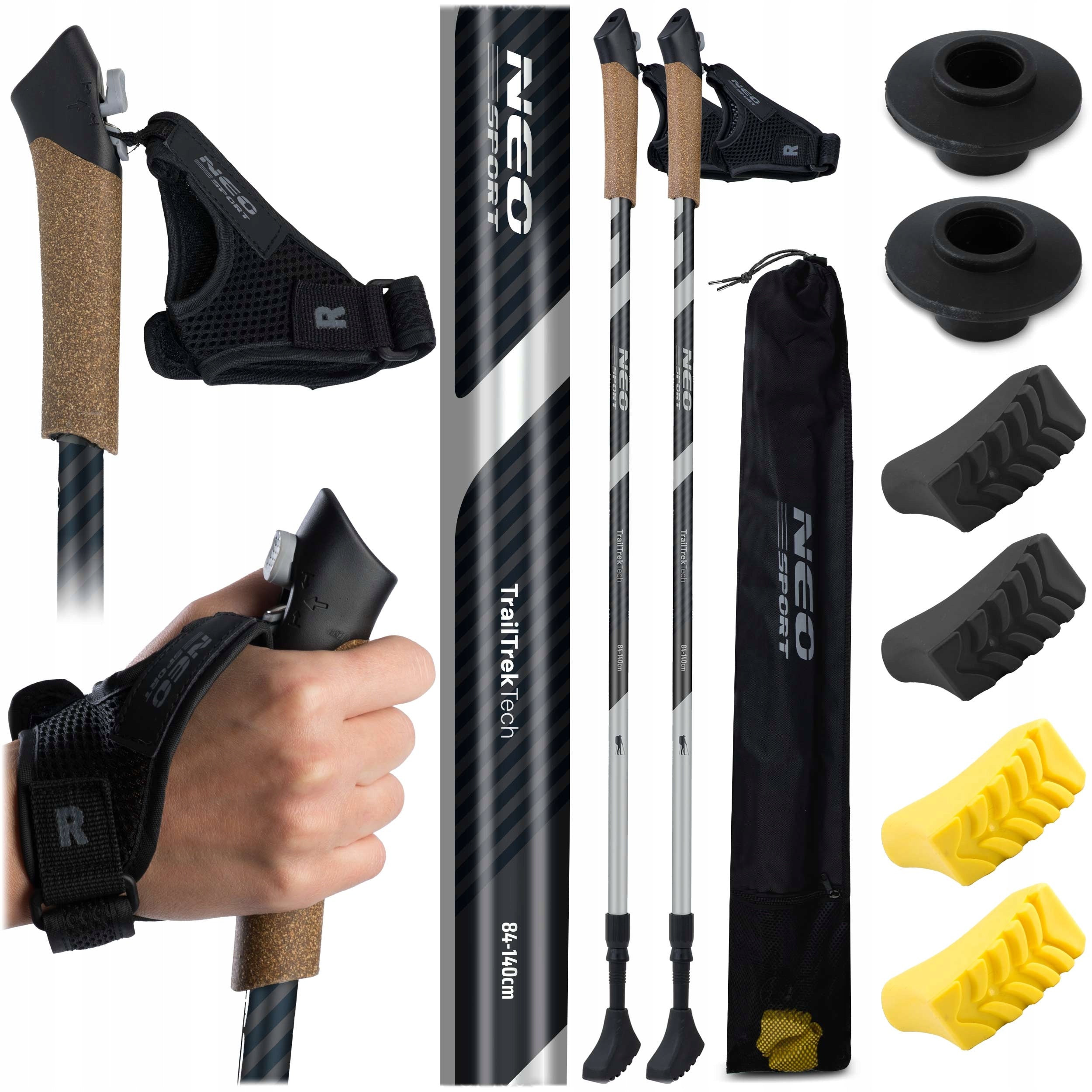 Nordic Walking Poles Adjustable Walking Poles Telescopic Lightweight